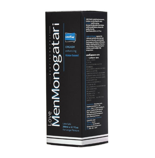 Gel Lubrifiant Love MenMonogatari (200 ml) – Plaisir Prolongé &amp; Intense